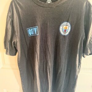 Manchester City Black T-Shirt